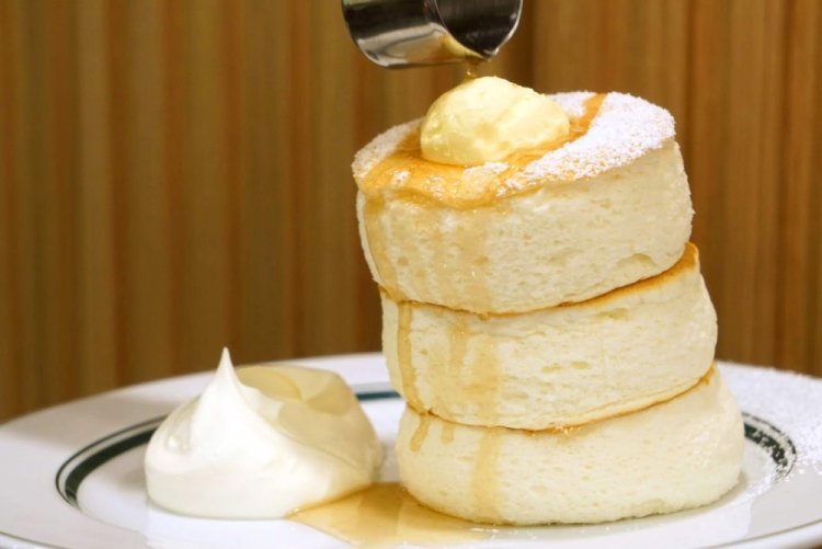 Blinis japoneses esponjosos