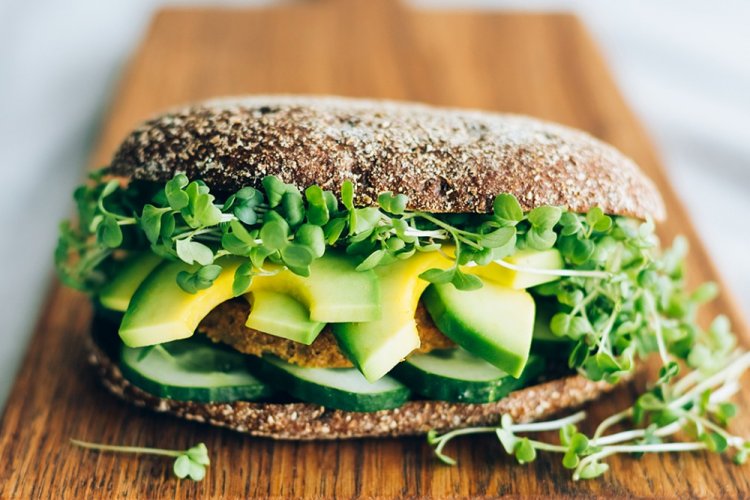 Cucumber and Watercress Sandwich