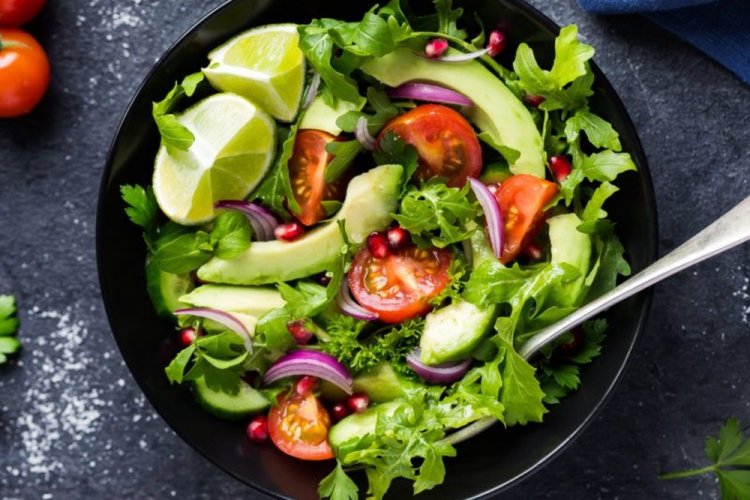Vegetable Salad with Watercress and Avocado