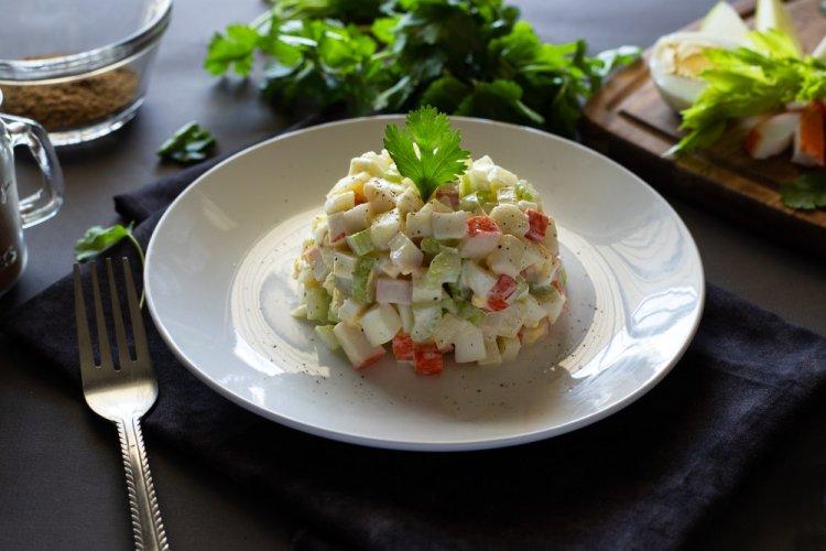 Crab Salad with Greek Yogurt