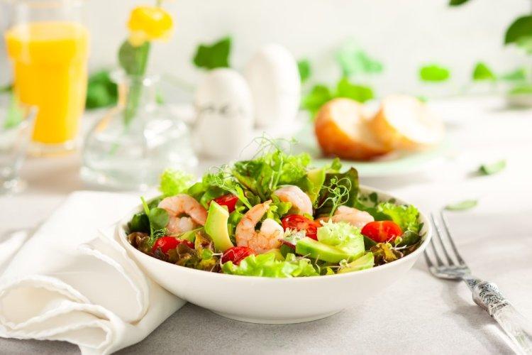 Shrimp, Avocado, and Greek Yogurt Salad