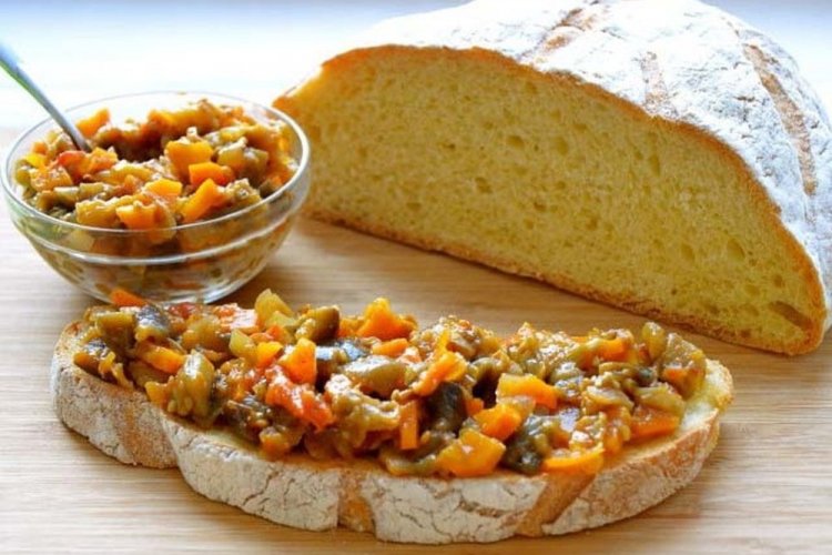 Vegetable Caviar with Mushrooms