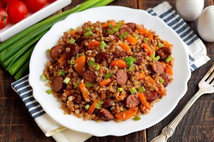 Buckwheat with Sausage