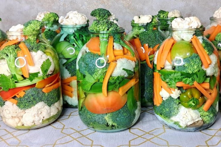 Vegetable Assortment with Broccoli for Winter