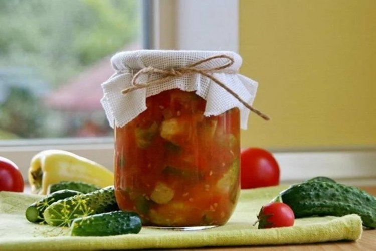 Cucumber Lecho for Winter Without Sterilization