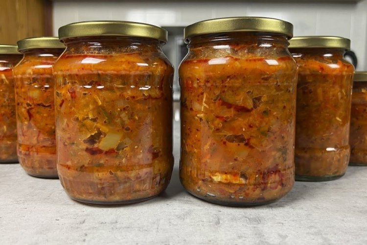 Cucumber Caviar for Winter Without Sterilization