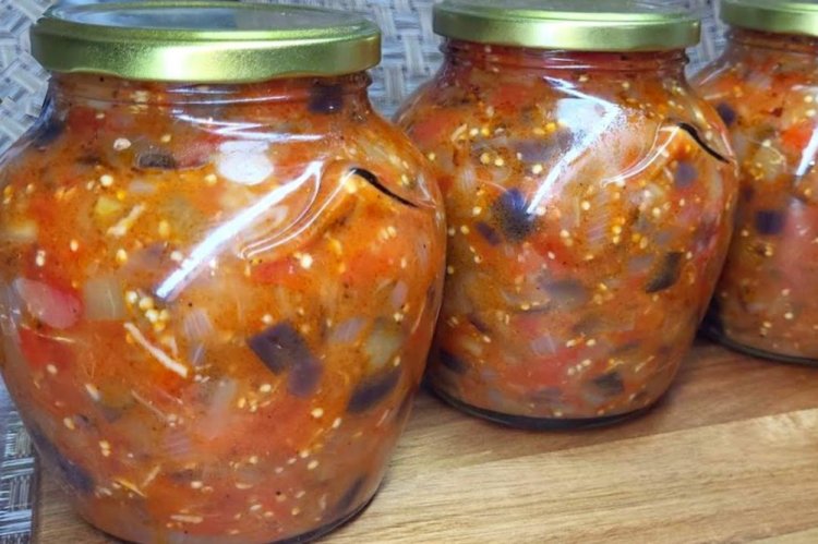 Eggplant Caviar for Winter Without Sterilization