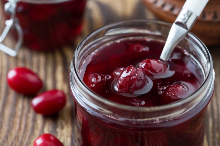 Cornelian Cherry Jam in a Multicooker