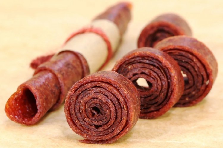 Wild Strawberry Fruit Leather for Winter