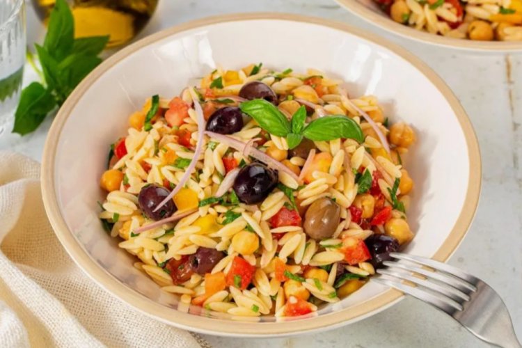 Orzo Pasta with Eggplant