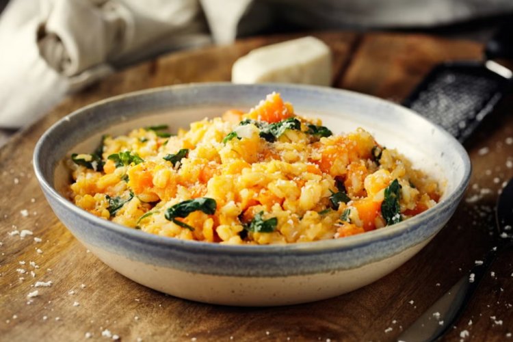 Orzo Pasta with Pumpkin