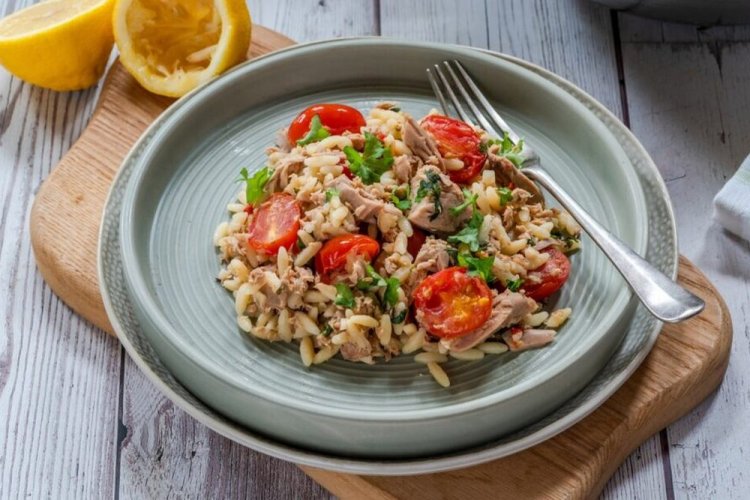 Tuna and Orzo Pasta Salad