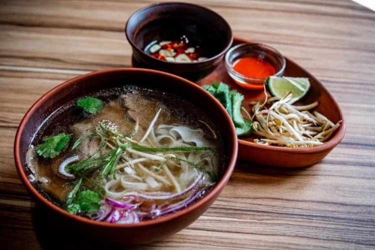 Beef Soup with Rice Noodles