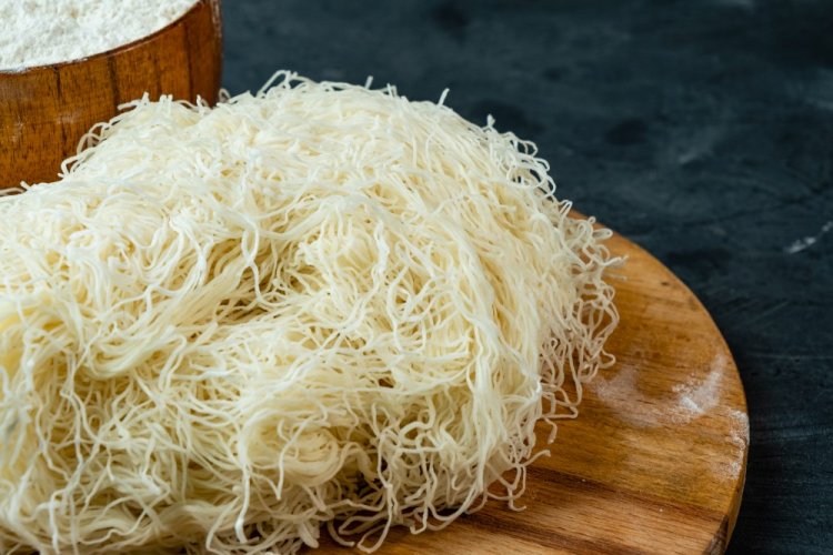 Masa kataifi con dos huevos