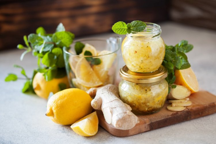 No-Cook Lemon Jam with Honey and Ginger