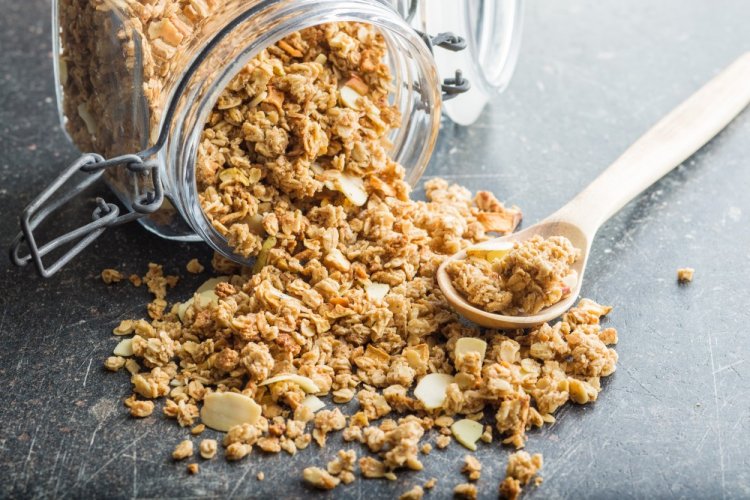 Homemade Granola with Apple Puree