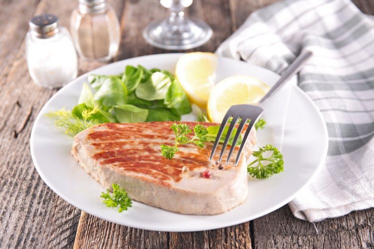 Baked Tuna Medallions