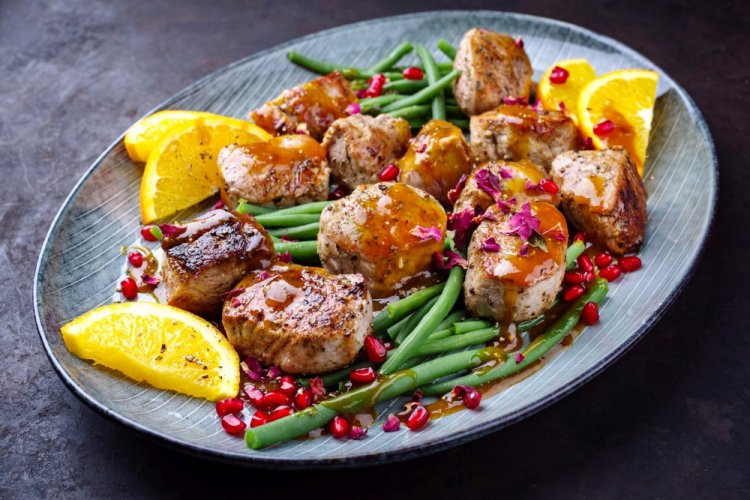 Veal Medallions with Orange