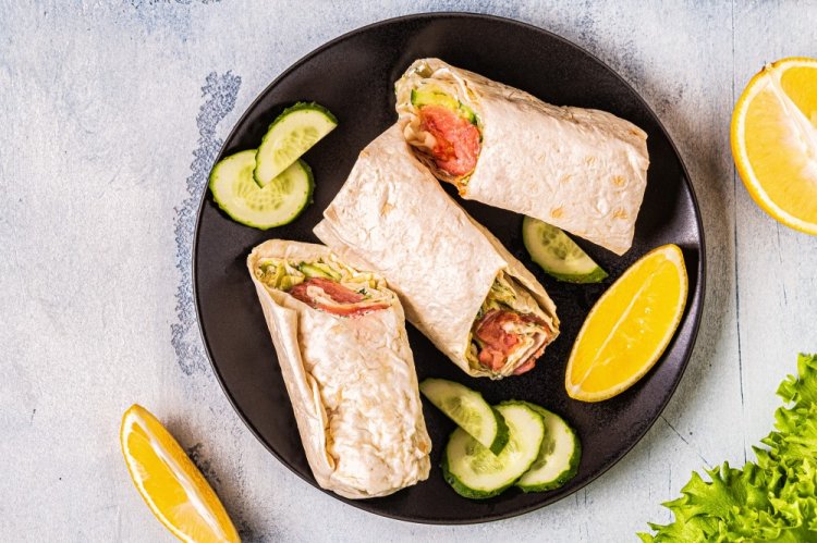 Lavash Roll with Salmon