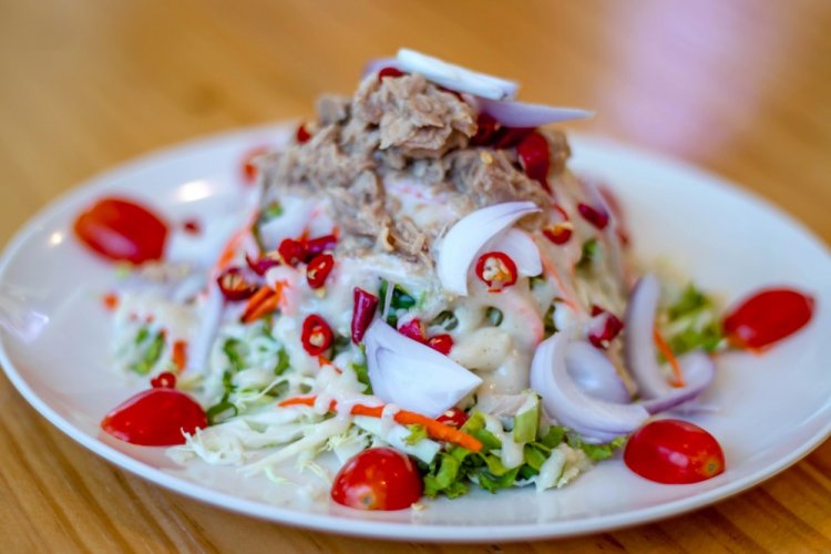 Tuna and Napa Cabbage Salad