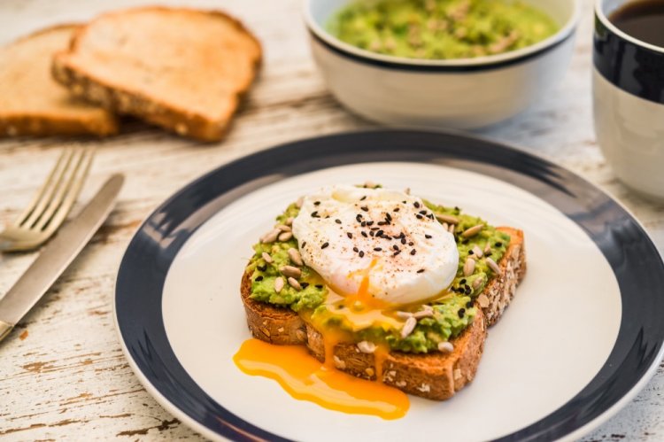 Toast with Egg and Avocado