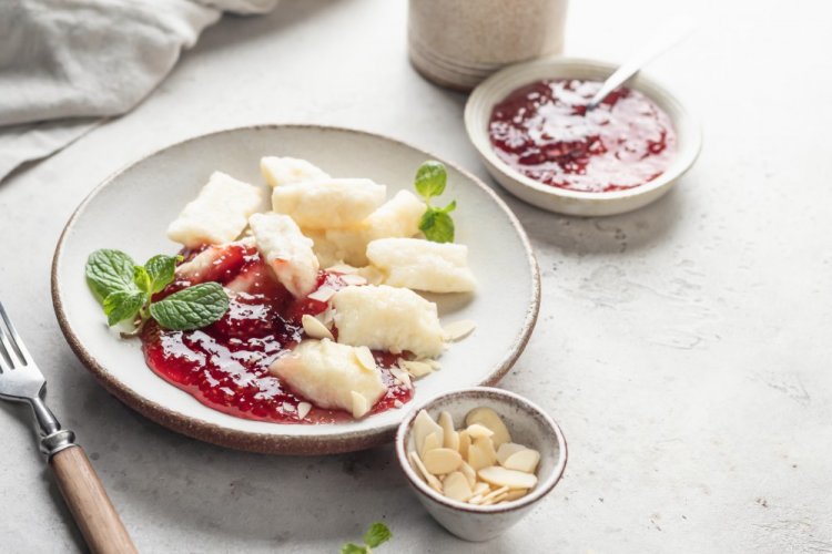 Lazy Vareniki with Banana