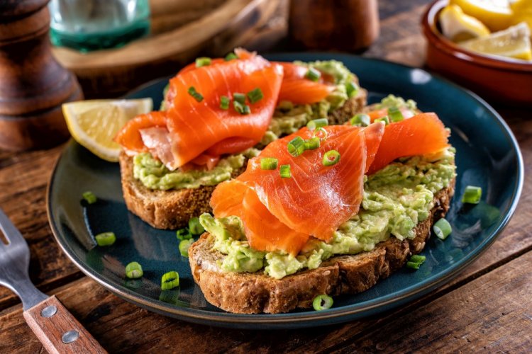 Salmon and Avocado Toasts