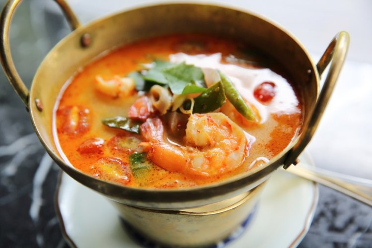 Tom Yum Soup with Shrimp