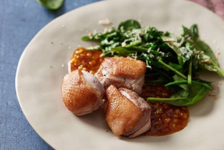 Duck Medallions with Honey and Teriyaki