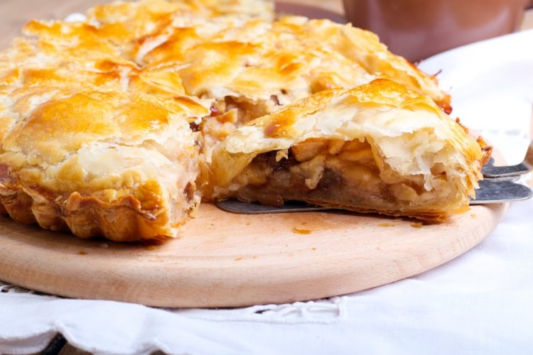 Lavash Pie with Apples