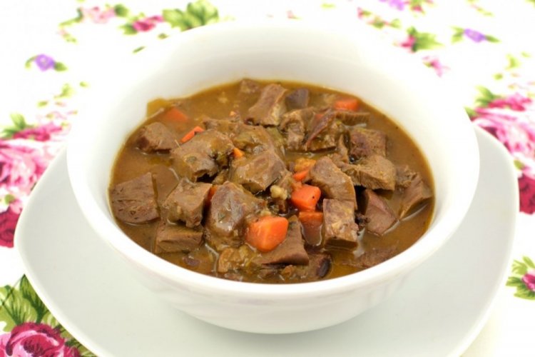 Pork Heart with Gravy