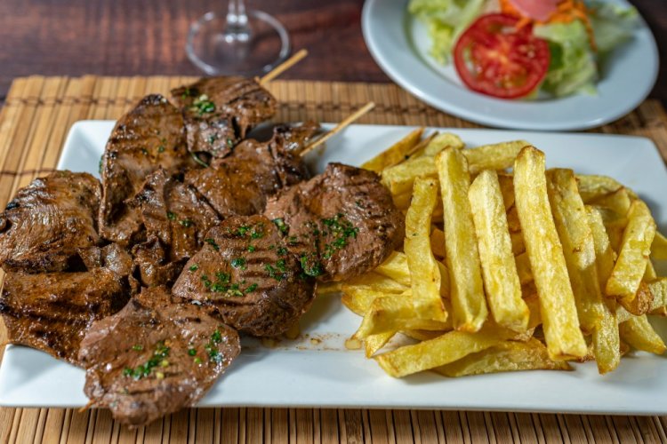 Pork Heart Skewers (Shashlik)