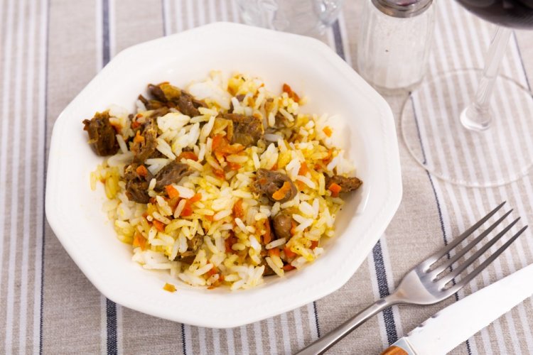 Rice with Pork Heart