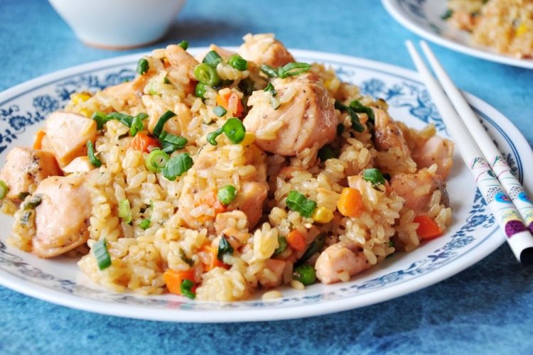 Fried Rice with Fish Roe