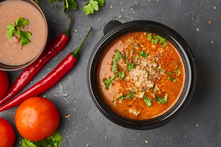 Kharcho Soup with Plums, Walnuts, and Rice for Winter