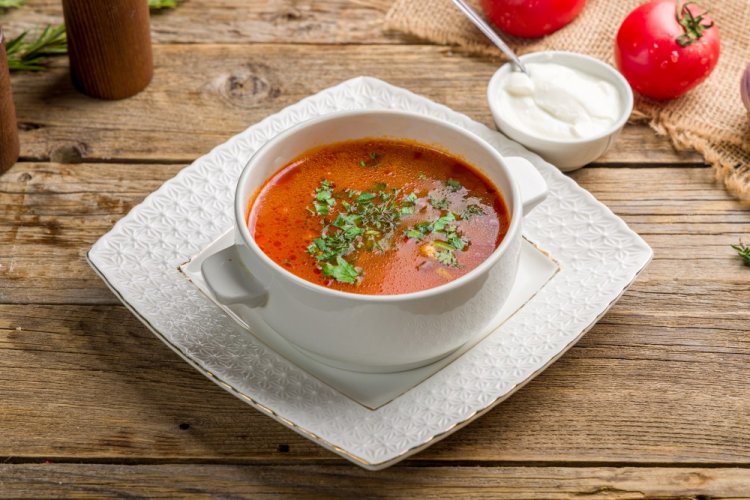 Kharcho Soup without Rice for Winter