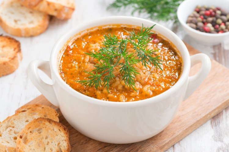 Kharcho Soup without Plums for Winter