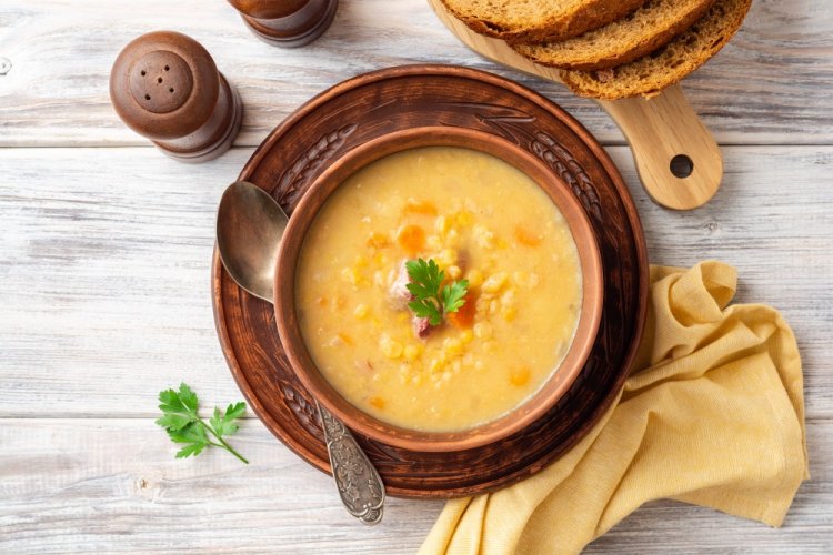 Creamy Pea Soup for Winter
