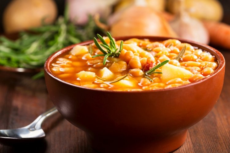 Bean Soup with Potatoes for Winter
