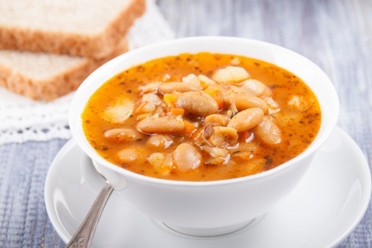 Rassolnik with Beans for Winter