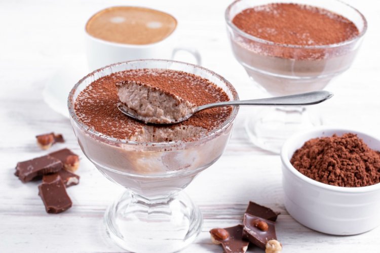 Banana and Cocoa Mousse