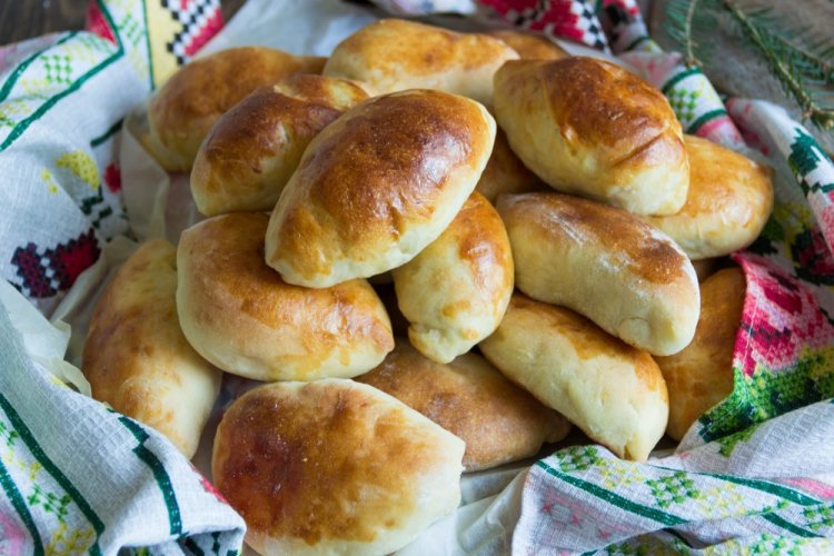 Sweet Cottage Cheese Pies in the Oven