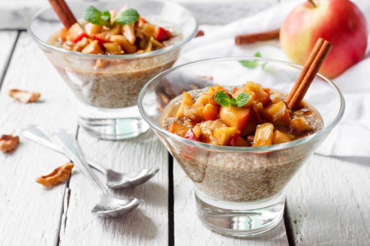 Apple Protein Pudding