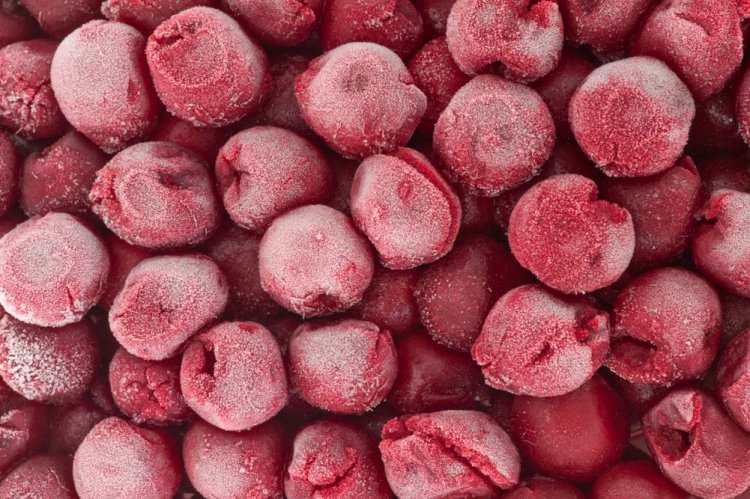 Vacuum-Sealed Frozen Cherries for Winter