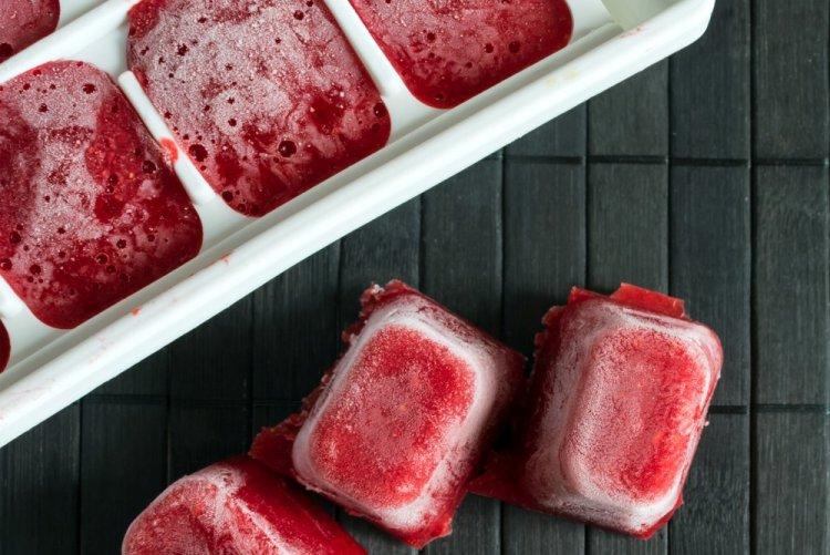 Frozen Honeysuckle Puree