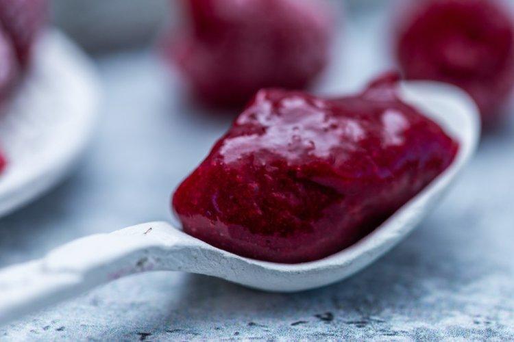Frozen Honeysuckle Jam for Winter