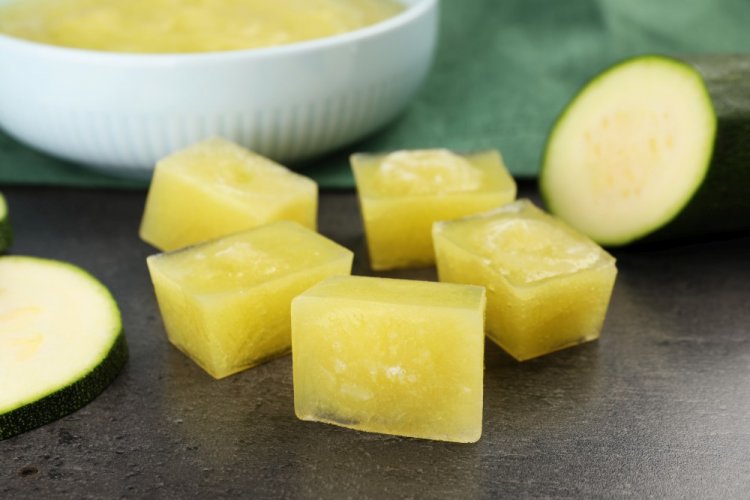 Frozen Zucchini Puree for Winter