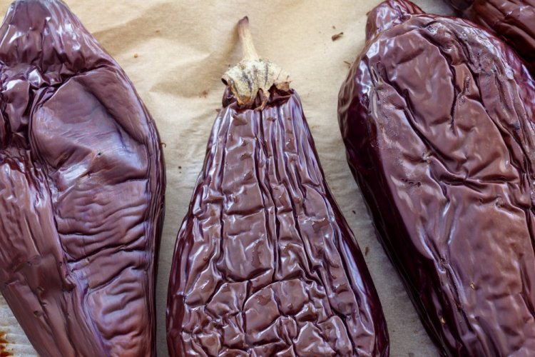 Frozen Whole Eggplants for Winter