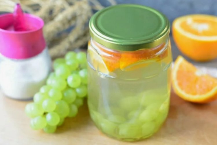 Orange and Grape Compote for Winter