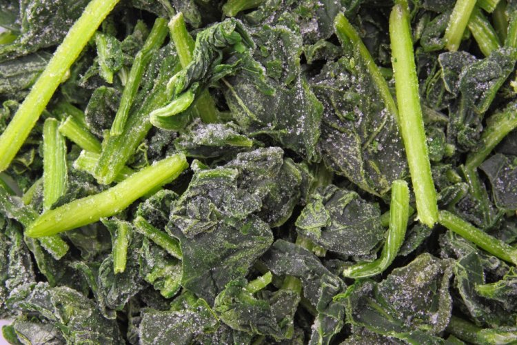 Frozen Spinach in Portion Containers